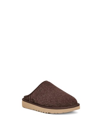 Мужские тапочки UGG Classic Slip-On из мохнатой замши