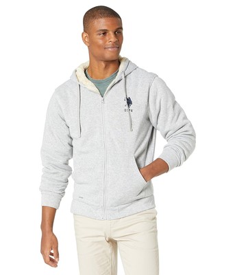 

Мужская одежда US POLO ASSN. Толстовка на флисовой подкладке из шерпы с молнией во всю длину