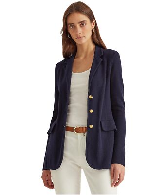 Женские пальто и верхняя одежда Lauren Ralph Lauren Вязаный свитер Блейзер