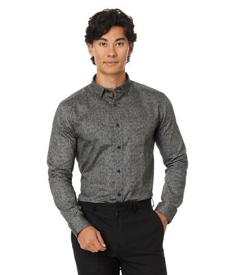 Mans Shirts & Tops Johnston & Murphy Foliage Print