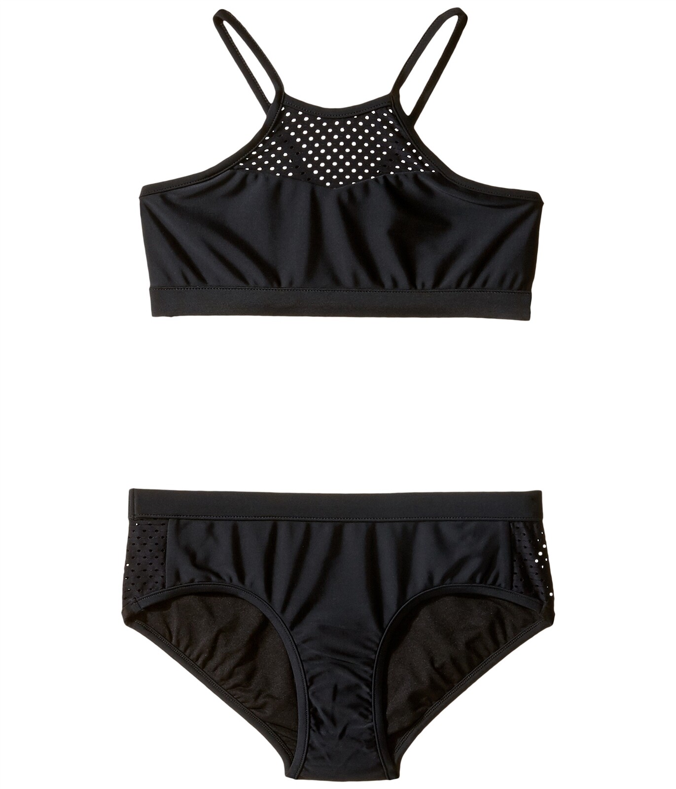 Seafolly Kids 126795 Summer Essentials Apron Tankini Set Black