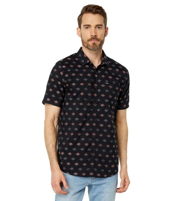 

Мужские рубашки и топы Volcom Stackstone из тканого материала с короткими рукавами