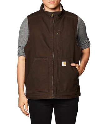 

Мужские пальто и верхняя одежда Carhartt Мужской жилет с воротником на подкладке из шерпы