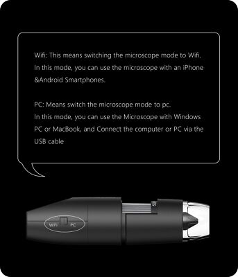 Digital Microscope Wireless Pocket Handheld USB Microscopes, 50x-1000x Zoom F...