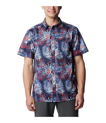 Мужские рубашки и топы Columbia Big & Tall Super Slack Tide Camp Shirt