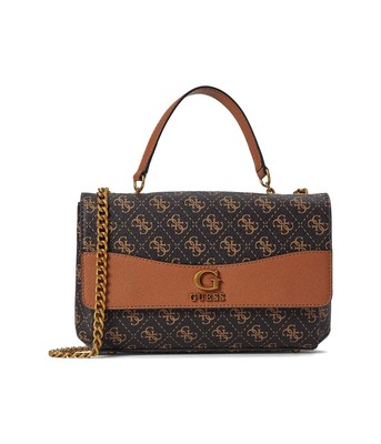 

Женские сумки GUESS Nell с логотипом-трансформером через плечо с клапаном