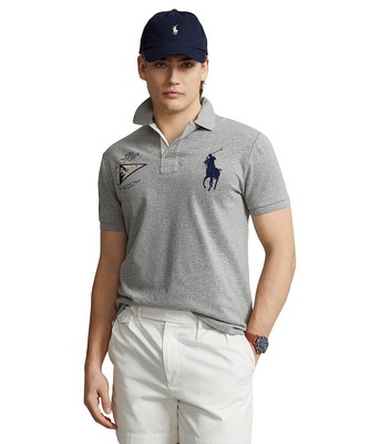 

Мужские рубашки и топы Polo Ralph Lauren Классическая рубашка-поло в сетку Big Pony