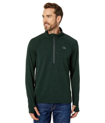 

Мужские худи и свитшоты LLBean Adventure Grid, флис, молния 1/4