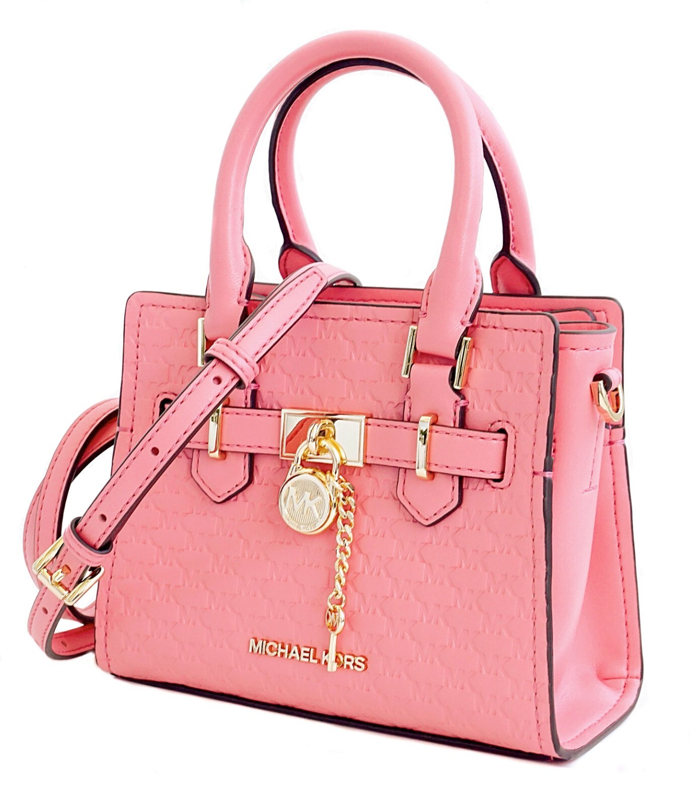 

Сумка через плечо Michael Kors Hamilton Xsmall Satchel через плечо Чайная роза, новинка, Michael Kors Jet Set Travel