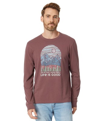 

Мужская одежда Life is Good Life Is not Easy Футболка Crusher-Lite с длинными рукавами