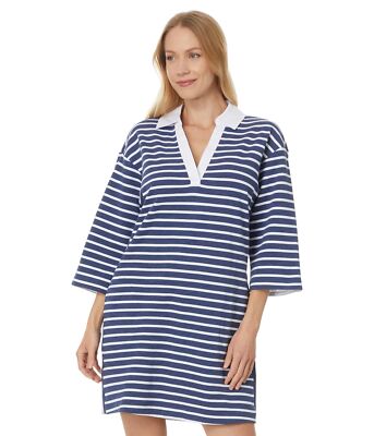 Женские платья Tommy Bahama Jovanna Платье в полоску с рукавами 3/4