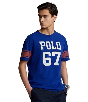 

Мужские рубашки и топы Polo Ralph Lauren Классическая футболка из джерси с логотипом
