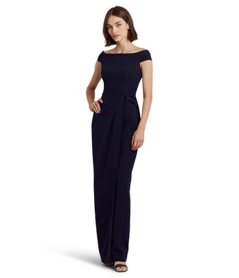 Женские платья Lauren Ralph Lauren Креповое платье с открытыми плечами