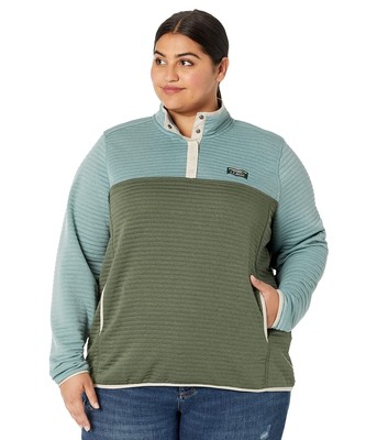 Женская одежда LLBean Plus Size Airlight Knit Pullover Color-Block