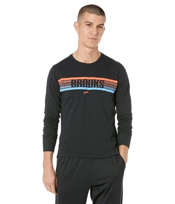 

Мужские рубашки и топы с длинным рукавом и рисунком Brooks Distance