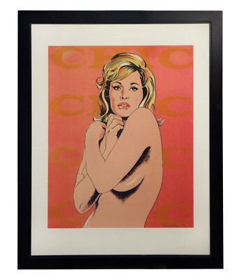 Mel Ramos Color Lithograph, POP ''CHIC'' signed and numbered pencil Ursela Andress