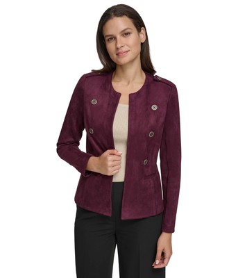 Женские пальто и верхняя одежда Tommy Hilfiger Scuba Suede Band Jacket
