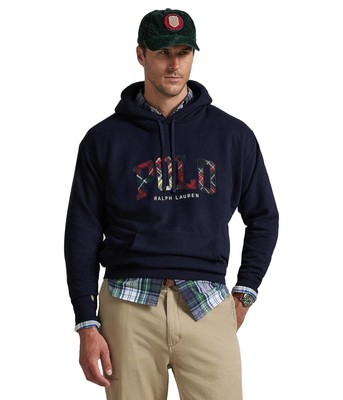 Мужская одежда Polo Ralph Lauren Флисовая толстовка в клетку с логотипом RL