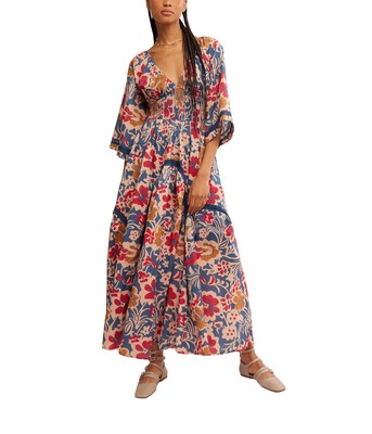 Женские платья Free People с принтом Dixie Maxi