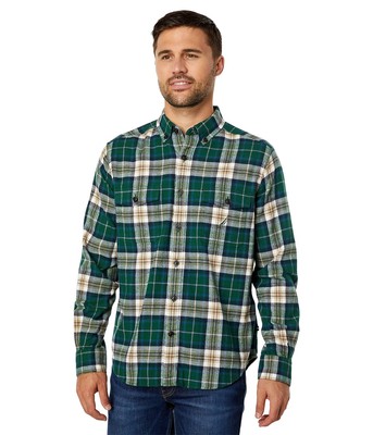 

Мужские рубашки и топы Nautica, изготовленная из экологически чистых материалов фланелевая клетчатая рубашка