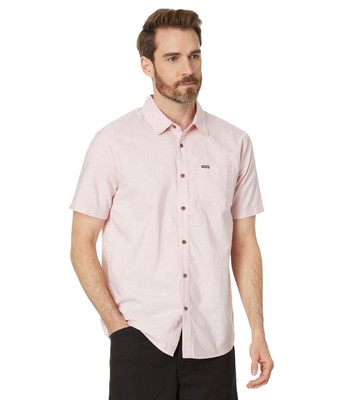 Мужские рубашки и топы из ткани Volcom Crownstone с коротким рукавом
