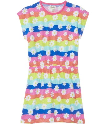 Непринужденное платье для девочек Hatley Kids Groovy Flowers (для малышей / Маленьких деток / больших деток)