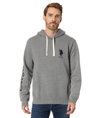 

Мужские худи и свитшоты US POLO ASSN. Флисовый пуловер с капюшоном Big Pony