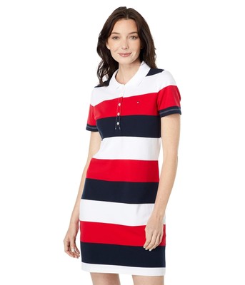 Женские платья-поло в полоску от Tommy Hilfiger
