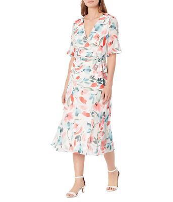 Женские платья DKNY с коротким рукавом и завязками на шее
