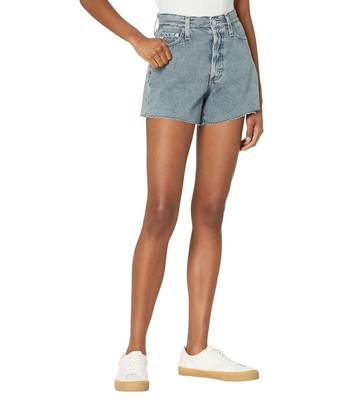 Женские шорты AG Jeans от Alexxis - Винтажные шорты с высокой посадкой на улице Бурбон.