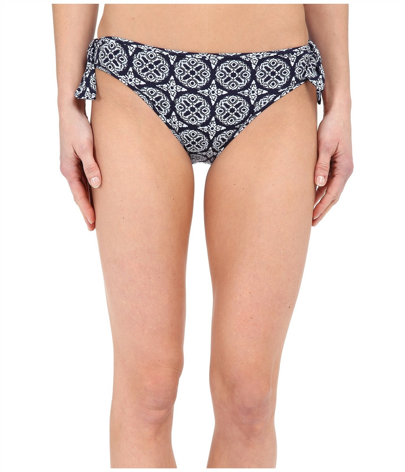 Tommy Bahama Women's Lace Medallion Reversible Tie Hipster Bikini Bottom Size S
