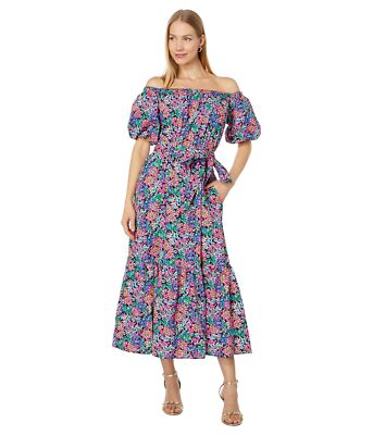 Женские платья от Lilly Pulitzer, платье от Tamie с открытыми плечами
