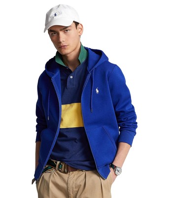 

Мужские худи и свитшоты Polo Ralph Lauren толстовка двойной вязки на молнии с капюшоном