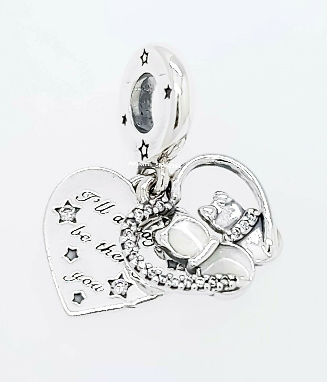 New 100% Authentic PANDORA 925 Ale Cats & Hearts Dangle