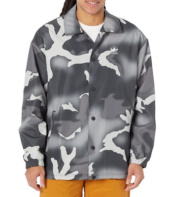 Мужские пальто и верхняя одежда adidas Originals Camo Coaches Jacket