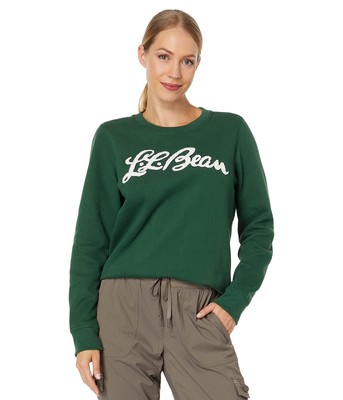 

Женские худи и свитшоты LLBean 1912 Толстовка с круглым вырезом и логотипом