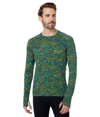 

Мужские рубашки и топы LLBean Cresta Wool Midweight 250 Crew Top с принтом