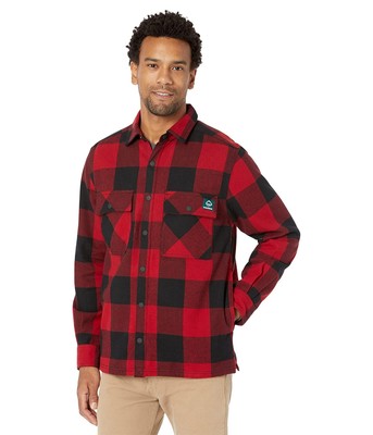 Мужские рубашки и топы Wolverine Forge Heavyweight Flannel Overshirt