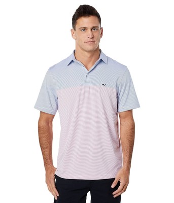 

Мужские рубашки и топы Vineyard Vines Sage Mountain Engineer Санкати Поло