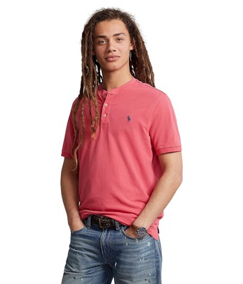 

Мужские рубашки и топы Polo Ralph Lauren в полулегком весе, сетчатая футболка Henley