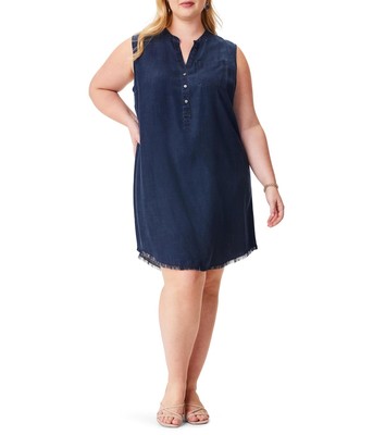 Женские платья NIC+ZOE Джинсовое платье большого размера
