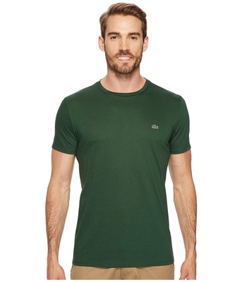 

Мужские рубашки и топы Lacoste Трикотажная футболка с круглым вырезом Pima с короткими рукавами