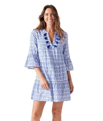 Женские платья Многоуровневое платье с бриллиантовой заколкой Tommy Bahama