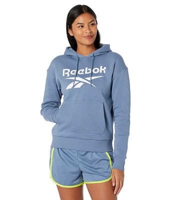 

Женские худи и свитшоты Reebok флисовая толстовка с большим логотипом