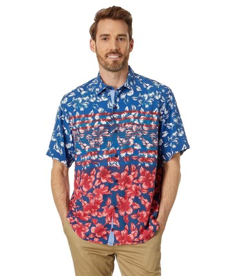 

Мужские рубашки и топы Tommy Bahama Veracruz Cay Flora and Stripes