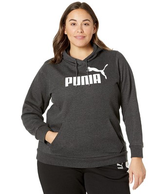 

Женские худи и свитшоты PUMA Plus Size Essentials Флисовая толстовка с логотипом