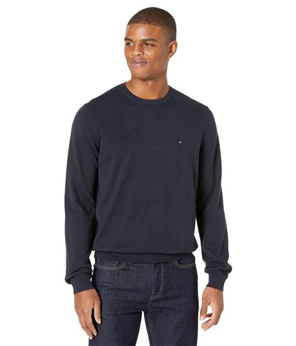 Tommy Jeans — Signature Solid Cneck, Desert Sky, S