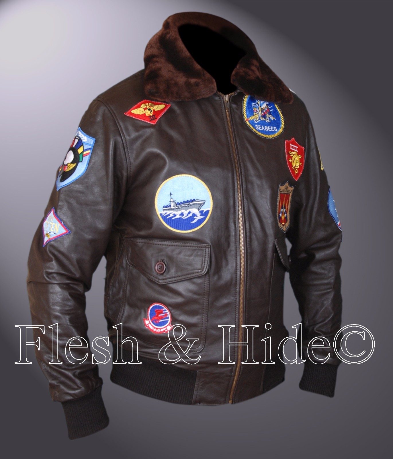 Tom Cruise Top Gun Leather Jacket