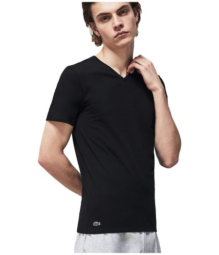 

Lacoste — Футболка Slim Fit Essential с V-образным вырезом, 3 шт., 031 ЧЕРНАЯ, XL(XL), Черный