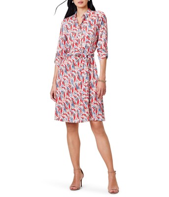 Женские платья NIC+ZOE Coral Waves Live в платье-рубашке